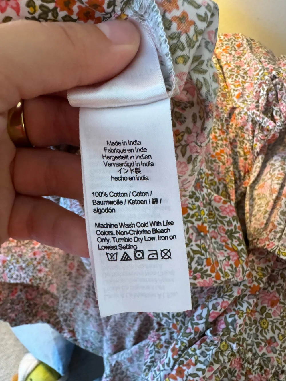 J. Crew Cinched-waist Puff-sleeve Dress In Scattered Blooms Size Large